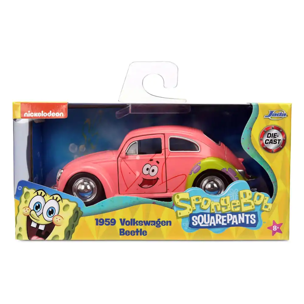 Spongebob Squarepants Diecast Model 1/32 1959 VW Beetle Patrick - Liaty model 1/32 produktová fotografia