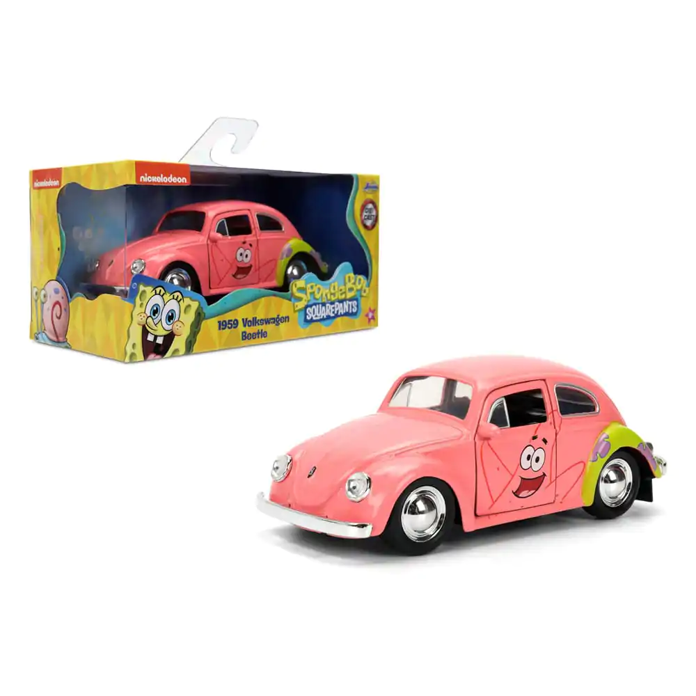 Spongebob Squarepants Diecast Model 1/32 1959 VW Beetle Patrick - Liaty model 1/32 produktová fotografia