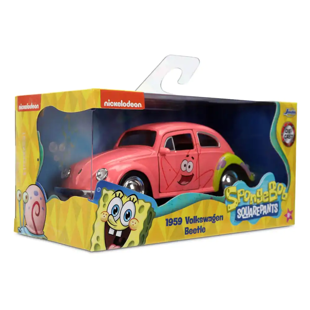 Spongebob Squarepants Diecast Model 1/32 1959 VW Beetle Patrick - Liaty model 1/32 produktová fotografia
