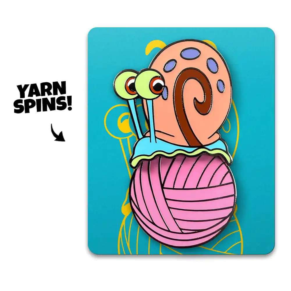 SpongeBob SquarePants Pin Badge Gary Yarn Spinning 5 cm produktová fotografia