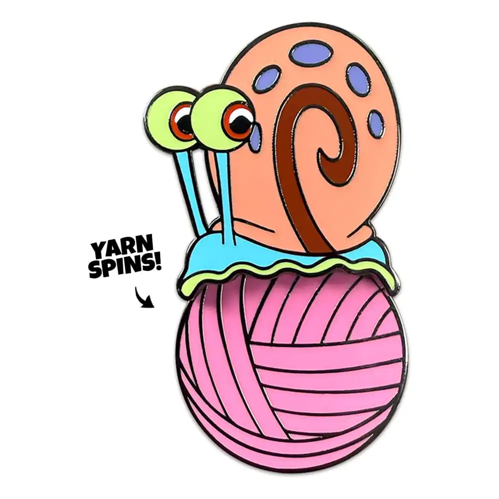 SpongeBob SquarePants Pin Badge Gary Yarn Spinning 5 cm produktová fotografia