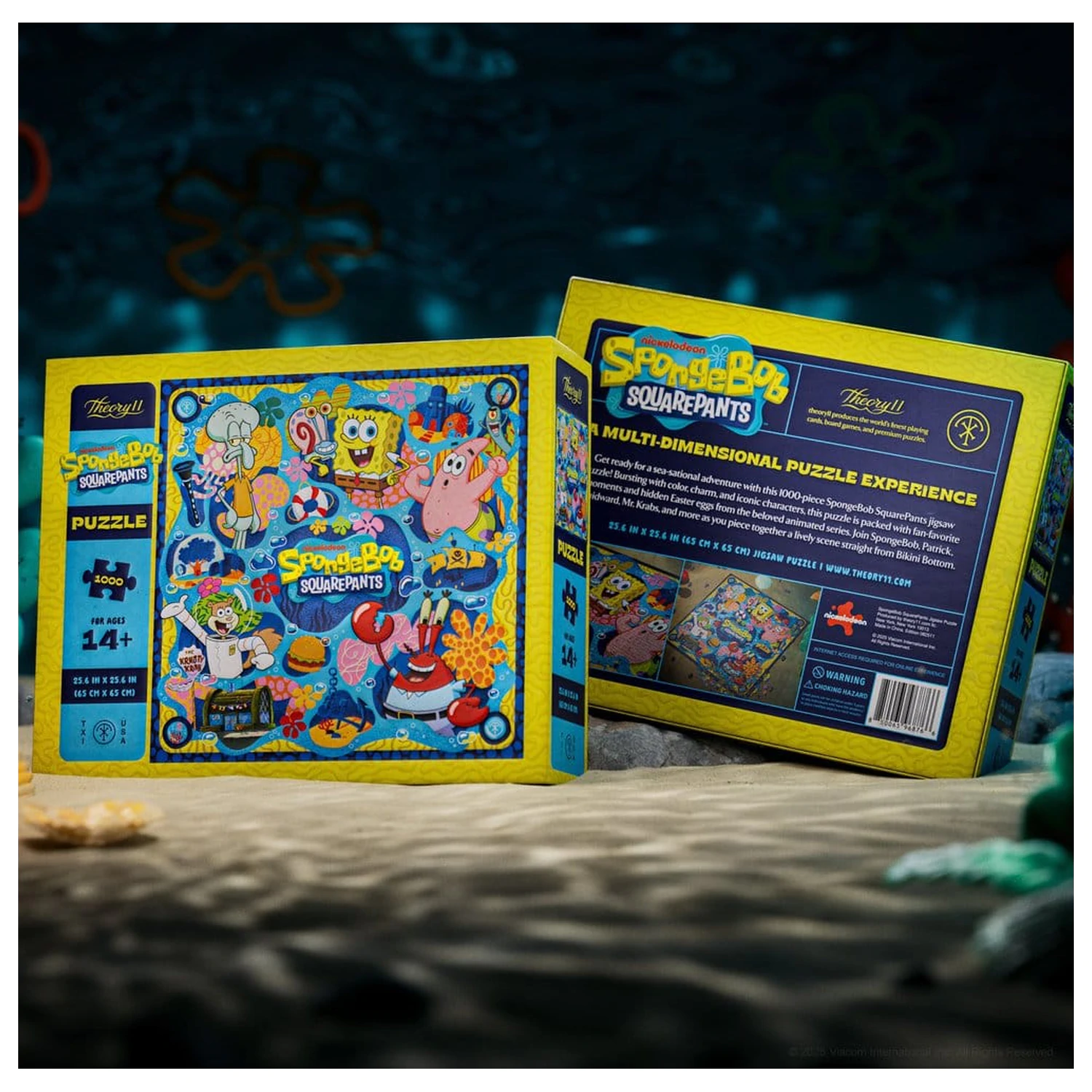 SpongeBob SquarePants multi-dimenzionálne puzzle (1000 kusov) produktová fotografia