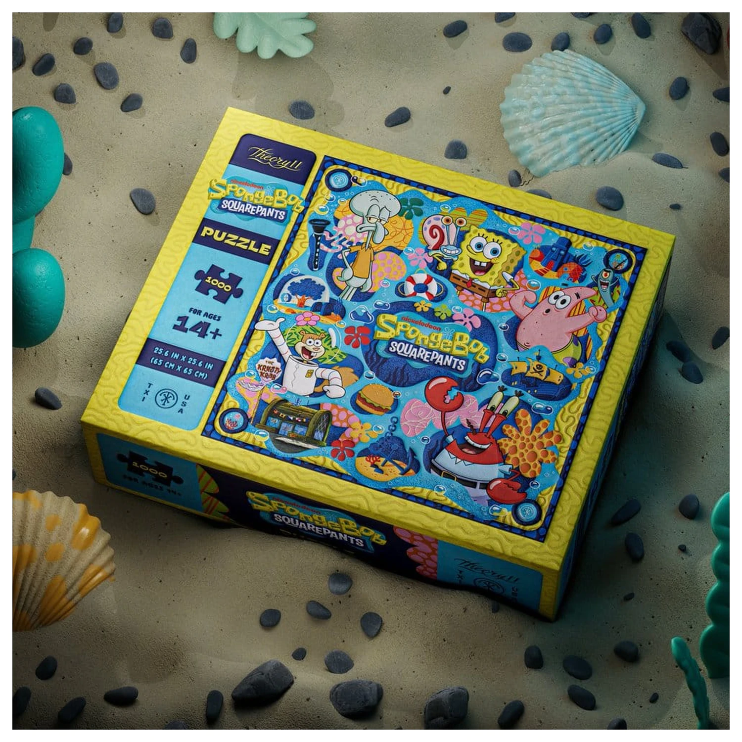 SpongeBob SquarePants multi-dimenzionálne puzzle (1000 kusov) produktová fotografia
