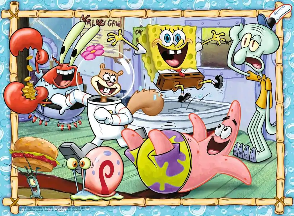 SpongeBob SquarePants Detské puzzle XXL New Adventures in Bikini Bottom (200 dielikov) produktová fotografia