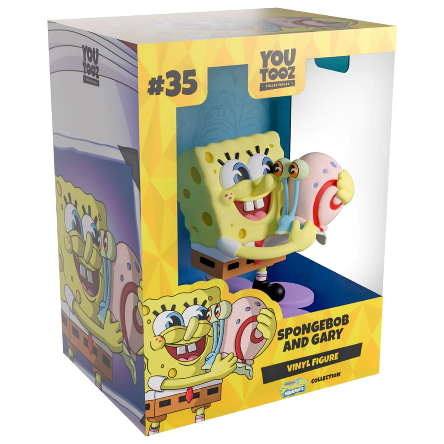 SpongeBob SquarePants Vinylová figúrka Spongebob & Gary 9 cm produktová fotografia