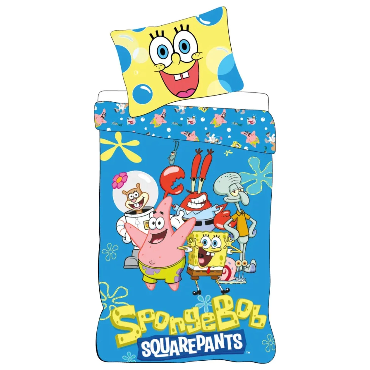 SpongeBob Sea Squad obliečka na paplón produktová fotografia