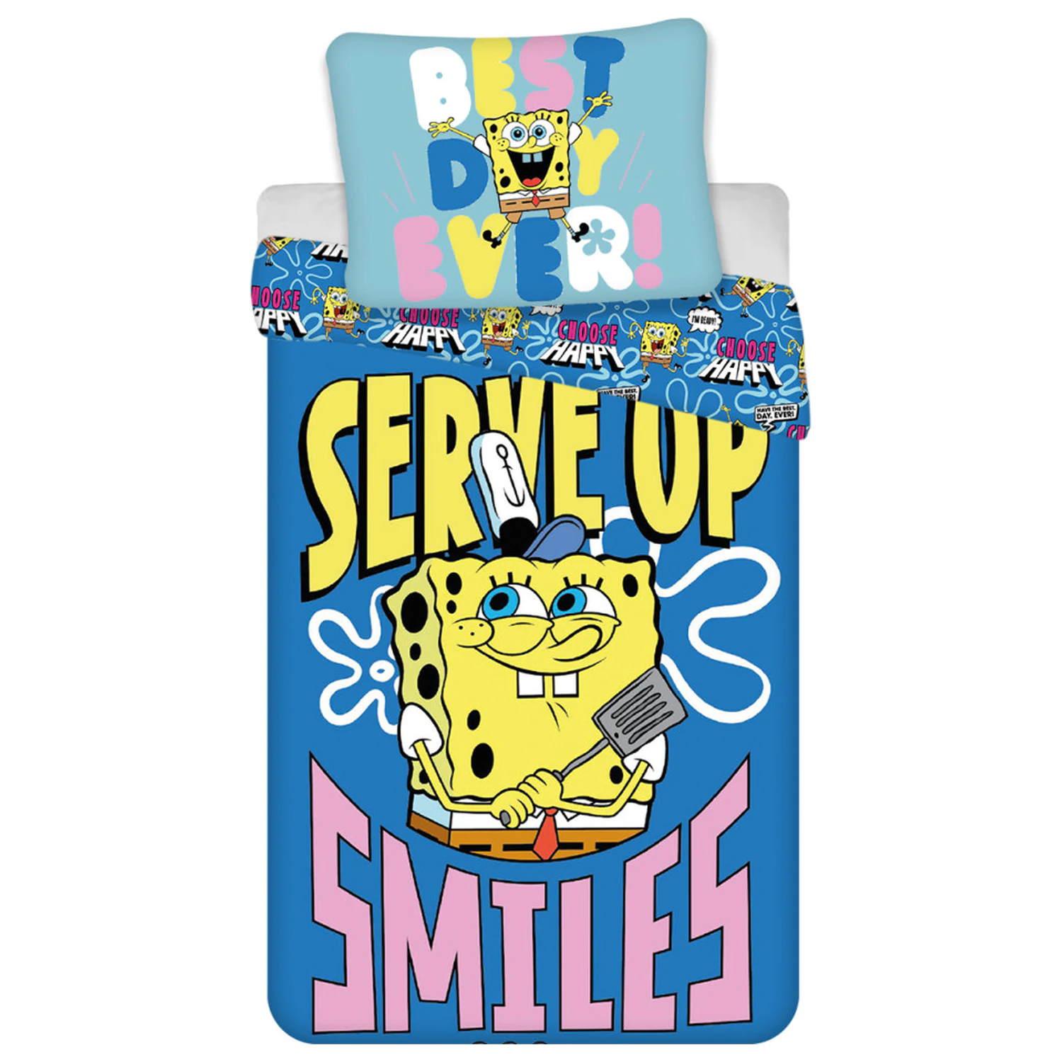 SpongeBob Serve Up obliečka na paplón produktová fotografia