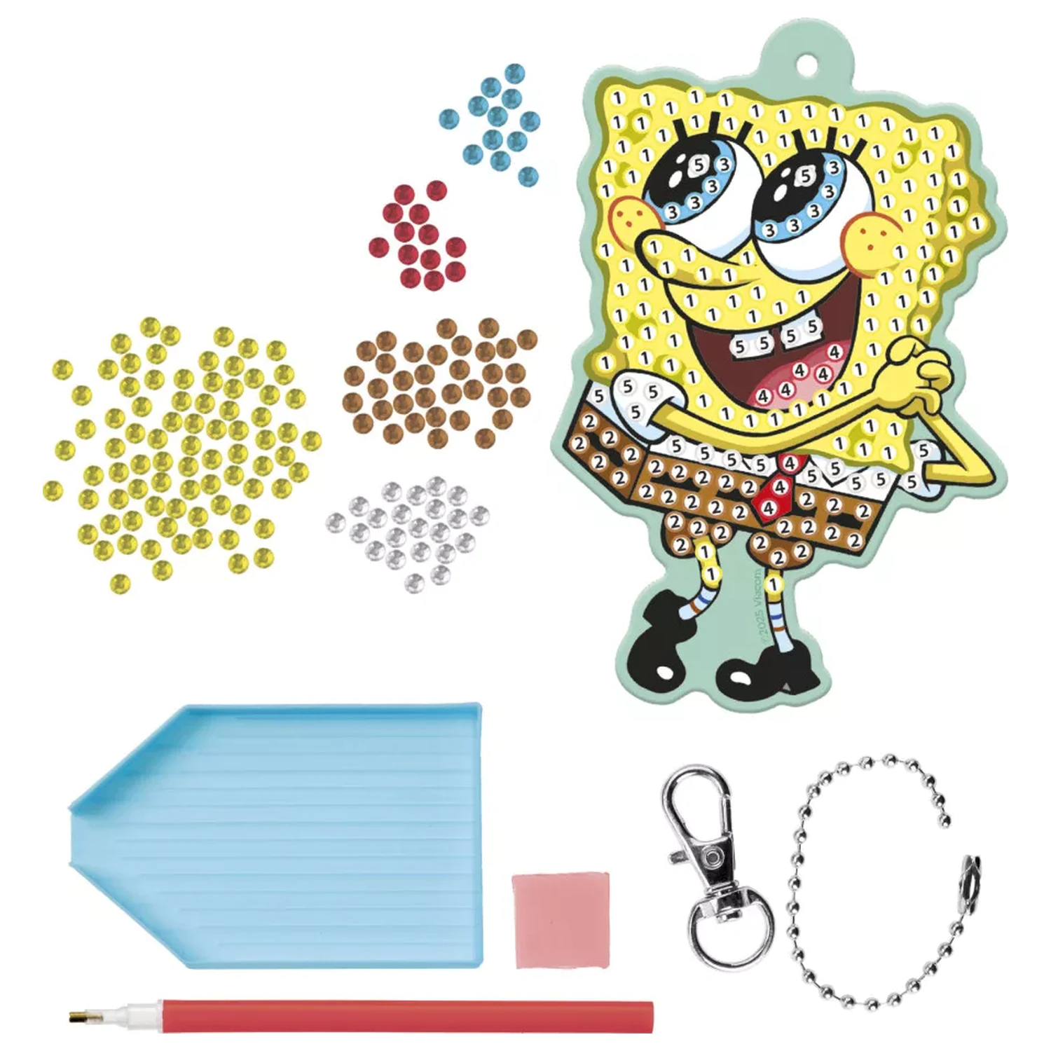 SpongeBob Smile Diamond prívesok na kľúče súprava na výrobu produktová fotografia