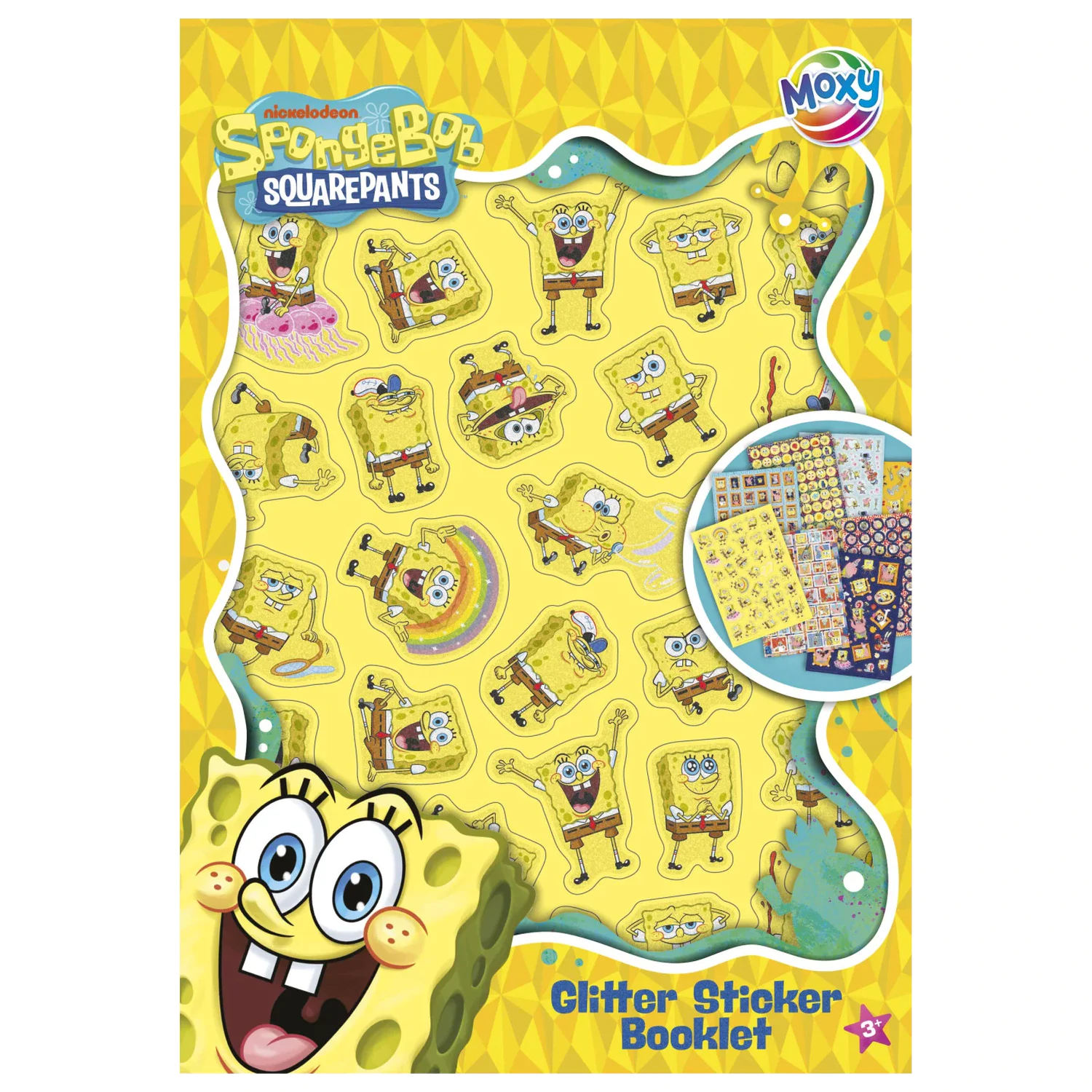 SpongeBob Smile balenie nálepiek, 8 listov produktová fotografia
