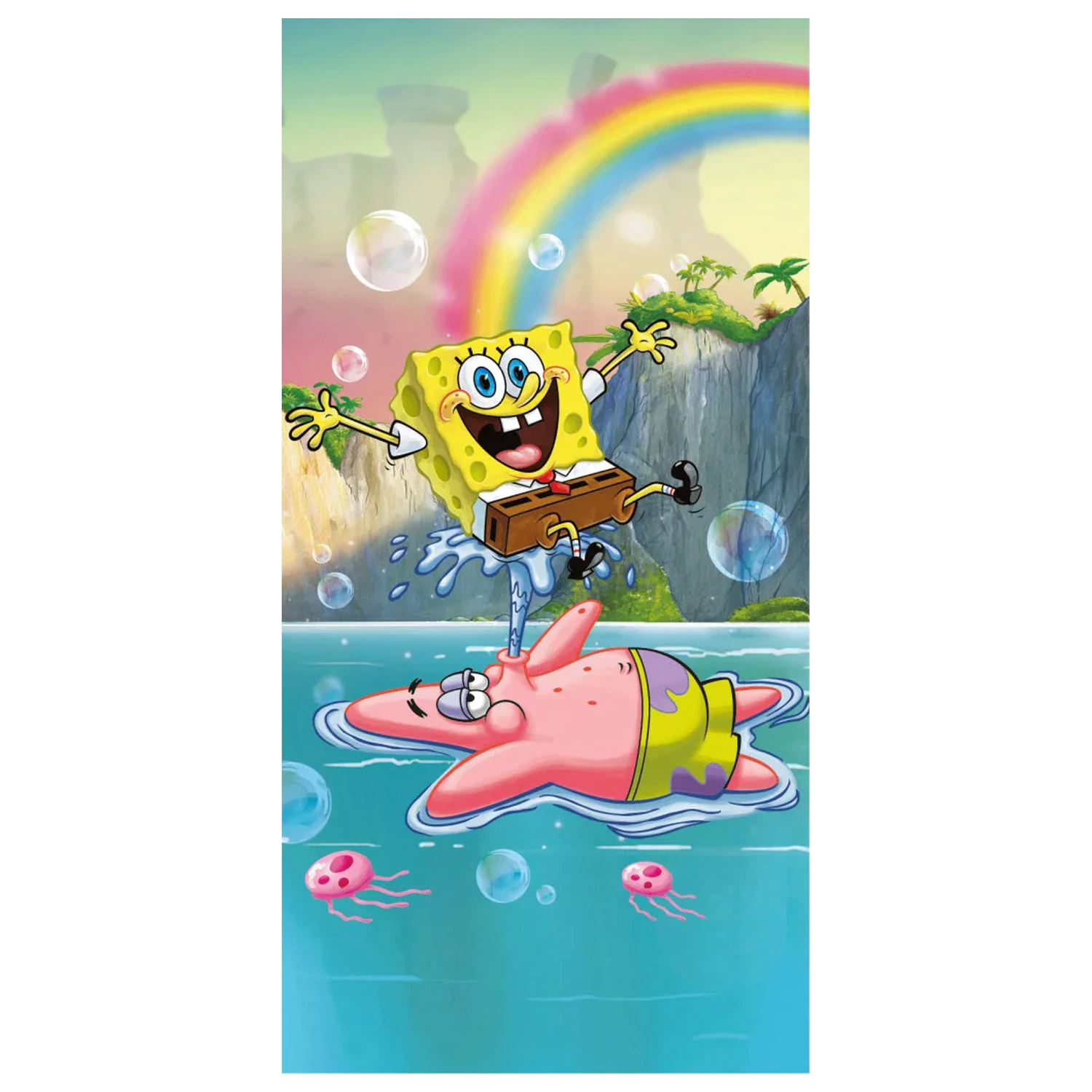 SpongeBob Tropical Duo uterák 70x140cm produktová fotografia