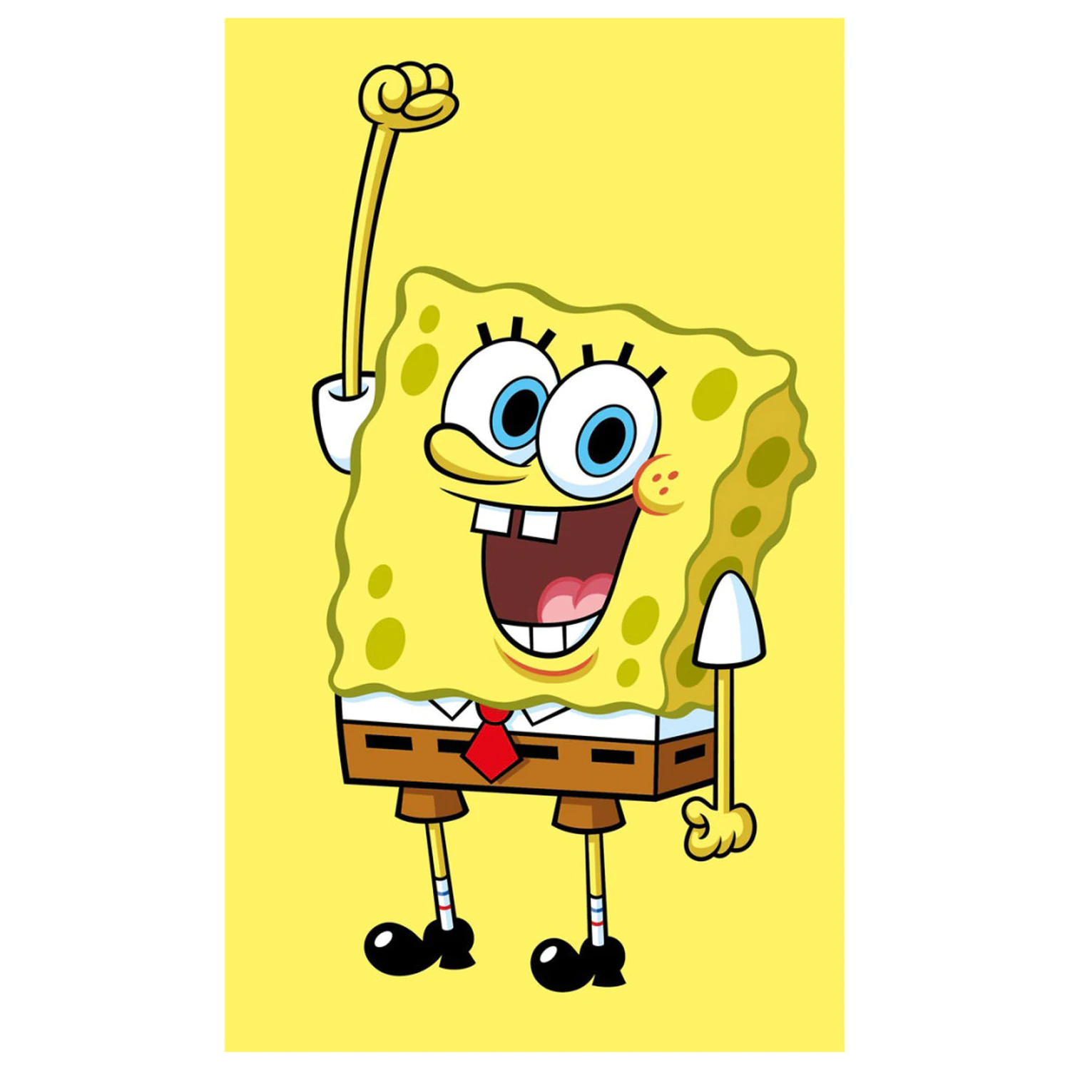 SpongeBob Žltý uterák na ruky uterák na tvár, uterák produktová fotografia