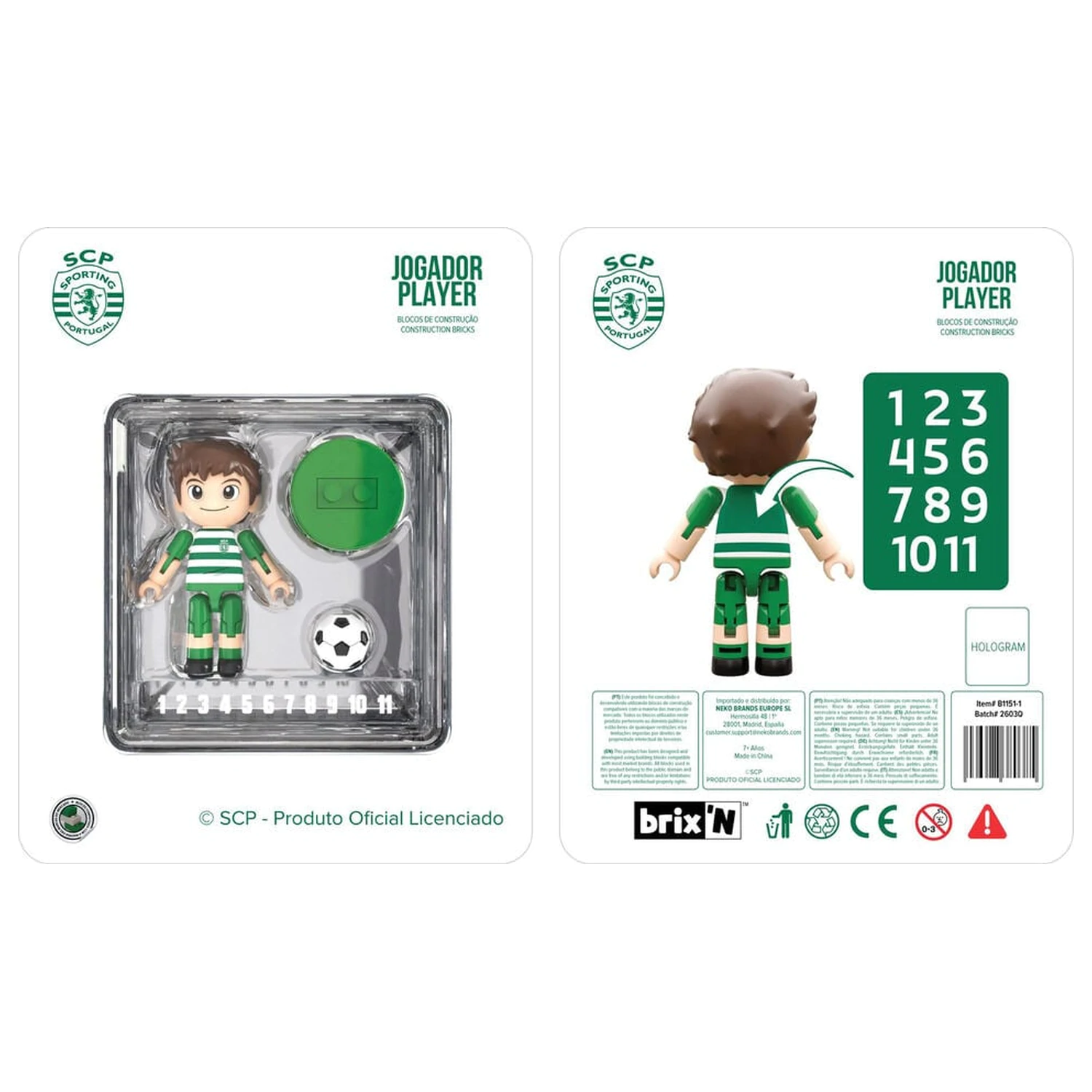 Sporting PT figúrka hráča 4cm produktová fotografia
