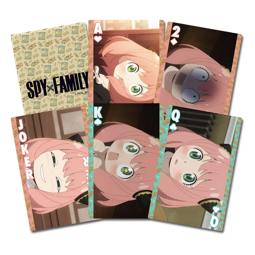 Spy x Family hracie karty Anya Facial Expressions produktová fotografia