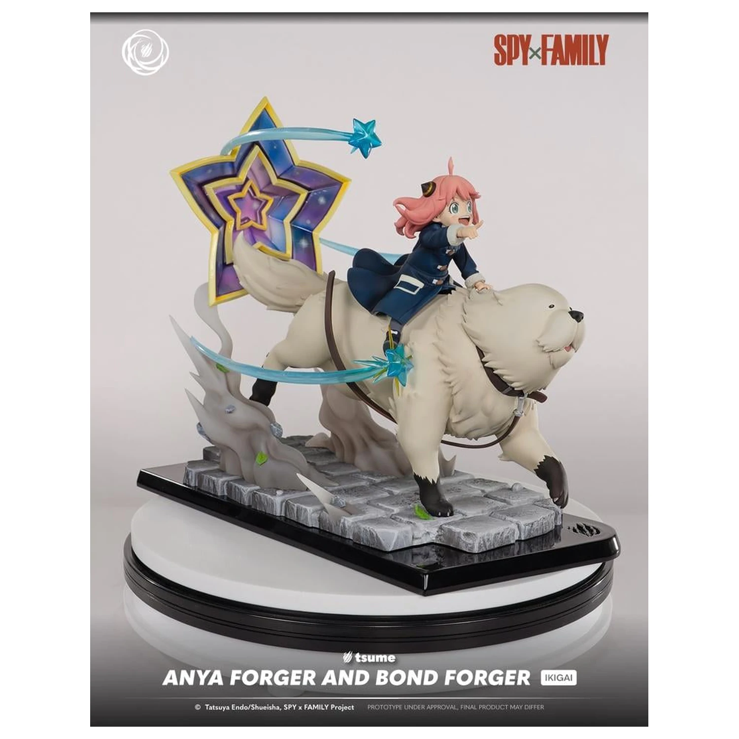 Spy x Family Anya Forger & Bond Soška Ikigai 1/6 By Tsume 32cm produktová fotografia