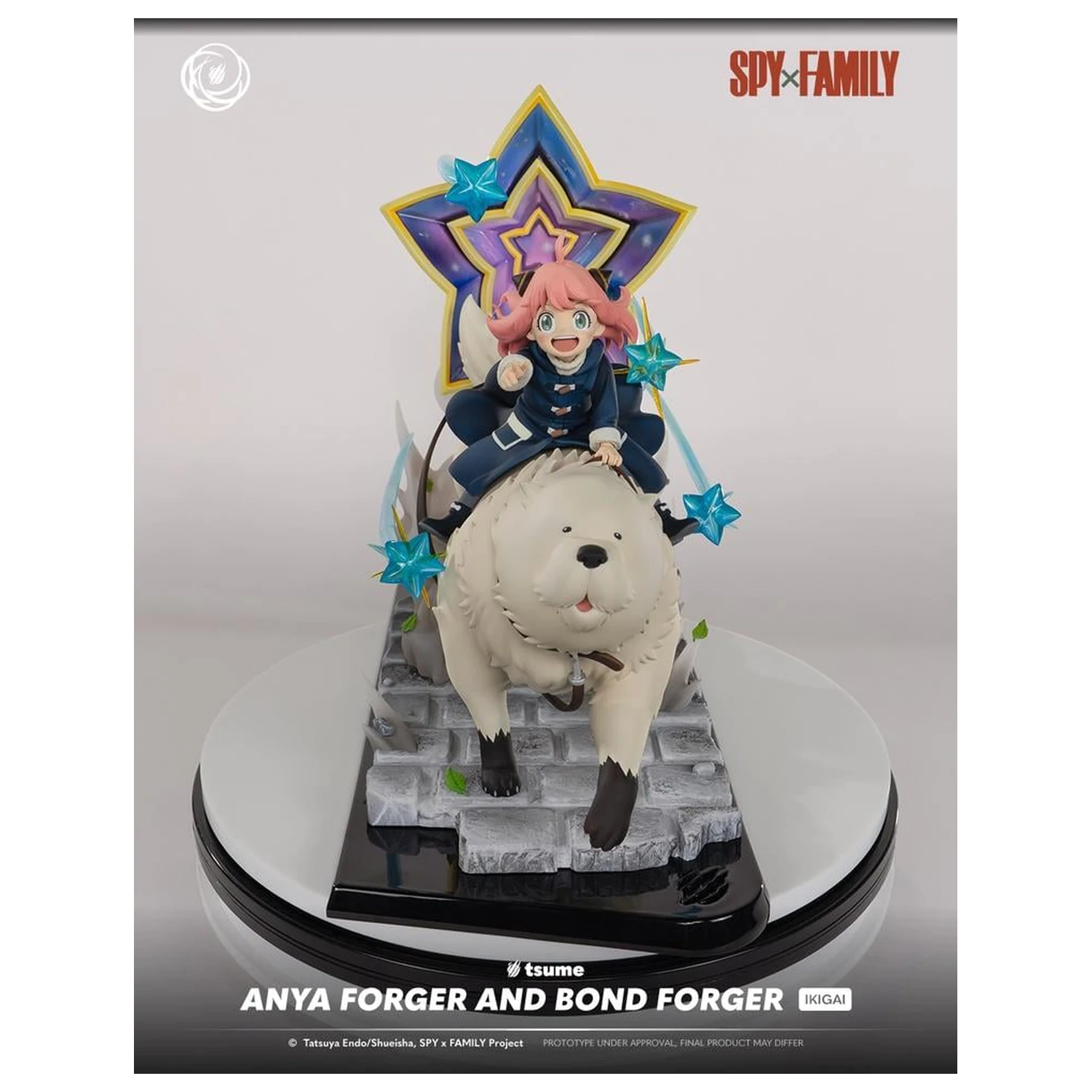 Spy x Family Anya Forger & Bond Soška Ikigai 1/6 By Tsume 32cm produktová fotografia