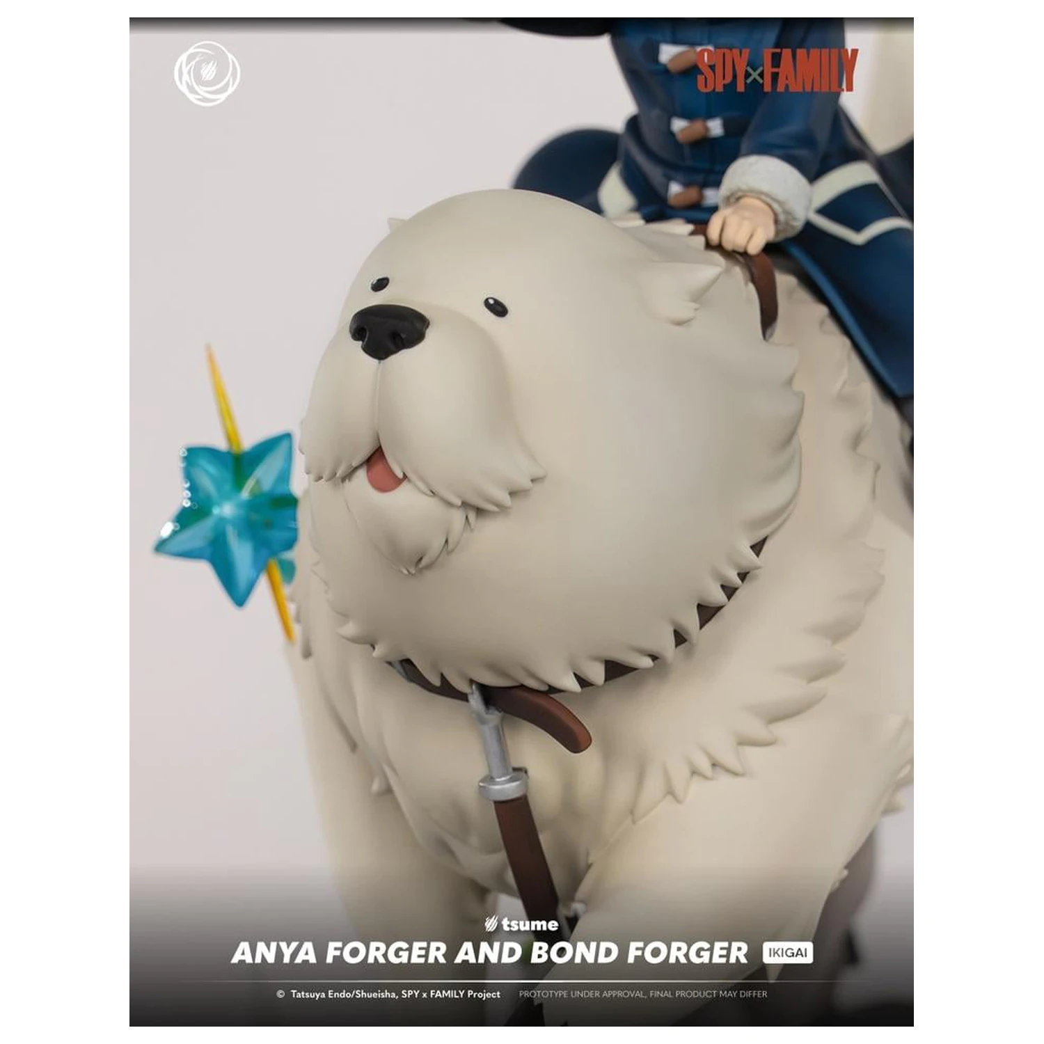 Spy x Family Anya Forger & Bond Soška Ikigai 1/6 By Tsume 32cm produktová fotografia