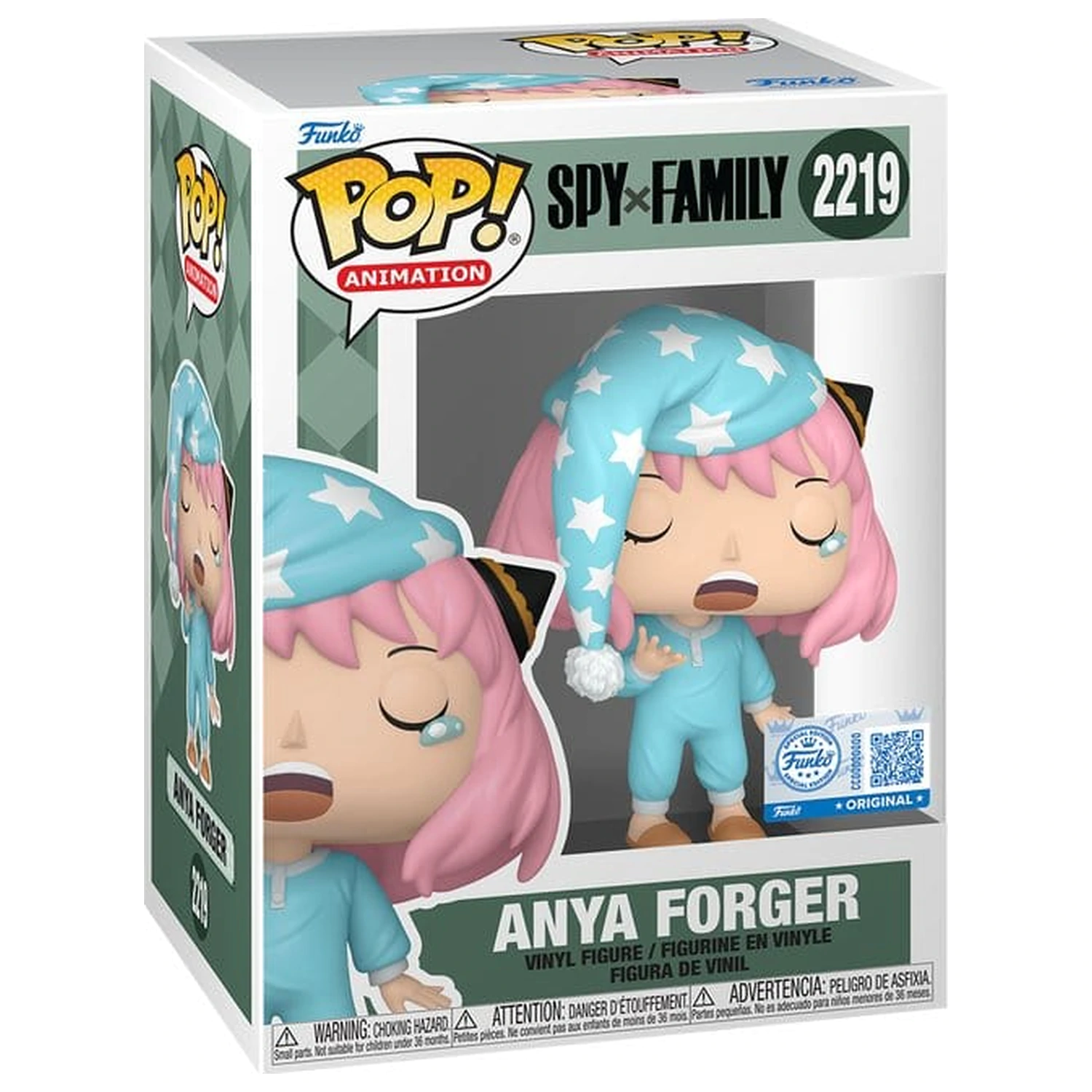 Spy x Family Funko POP! Animation Vinylová figúrka Anya Forger (Pajamas) 9 cm produktová fotografia