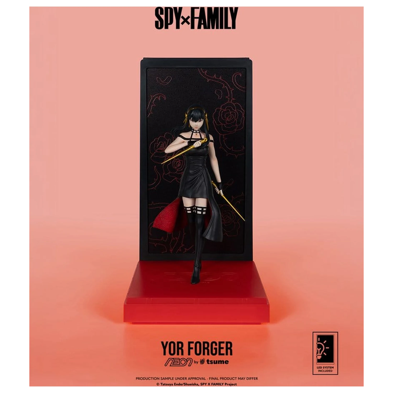 Spy x Family Neon Figúrka 1/9 Yor Forger 20 cm produktová fotografia