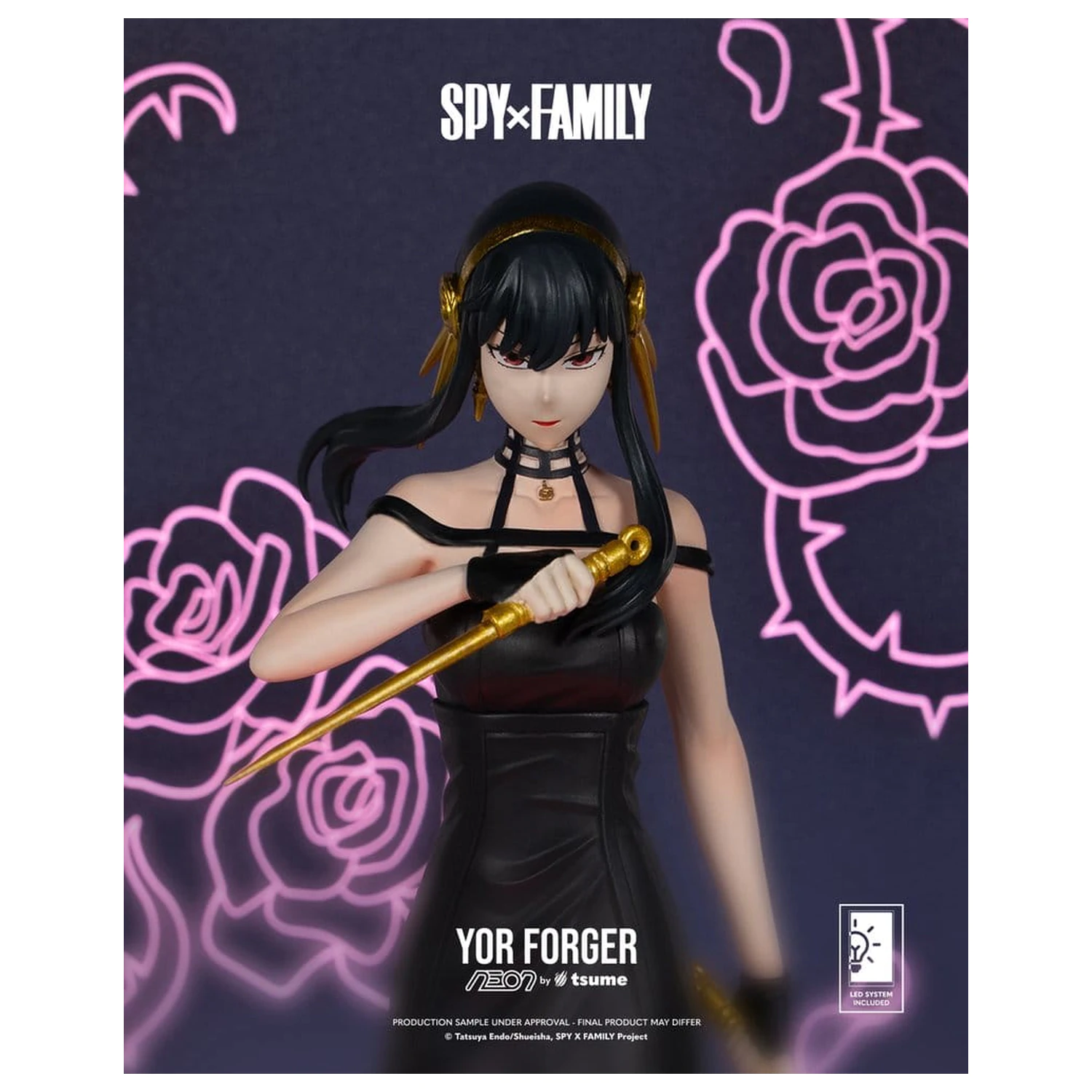 Spy x Family Neon Figúrka 1/9 Yor Forger 20 cm produktová fotografia