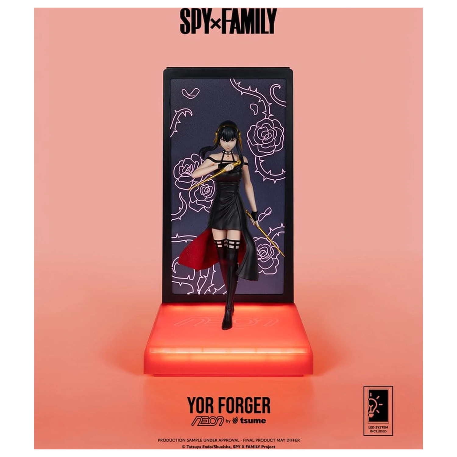 Spy x Family Neon Figúrka 1/9 Yor Forger 20 cm produktová fotografia