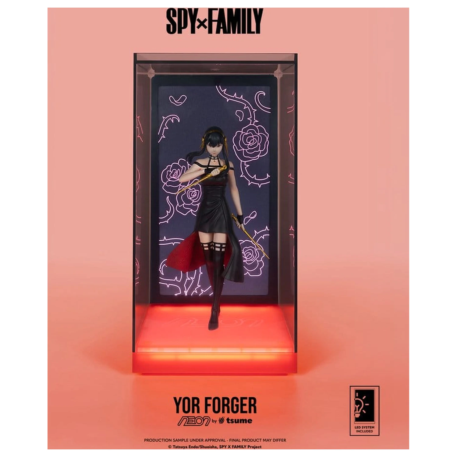 Spy x Family Neon Figúrka 1/9 Yor Forger 20 cm produktová fotografia
