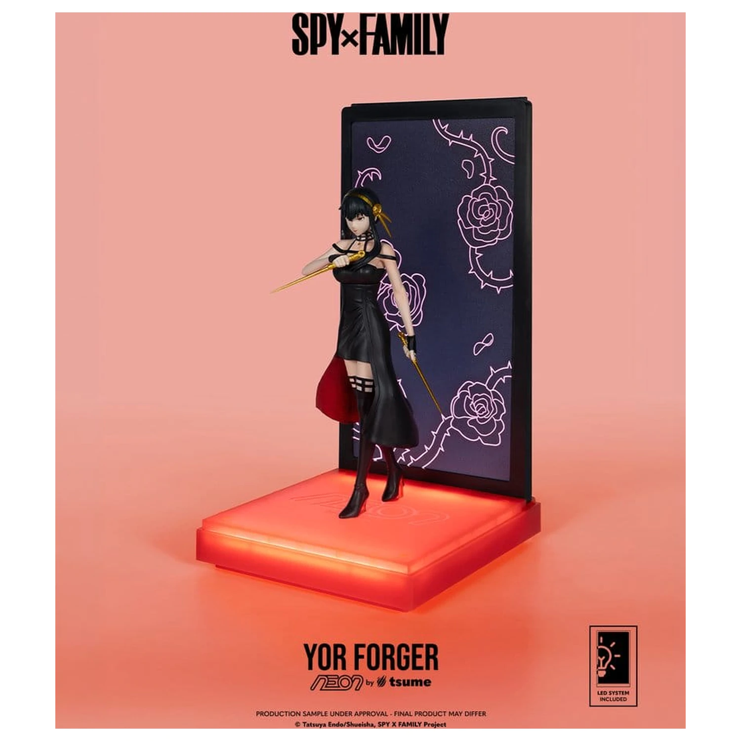 Spy x Family Neon Figúrka 1/9 Yor Forger 20 cm produktová fotografia