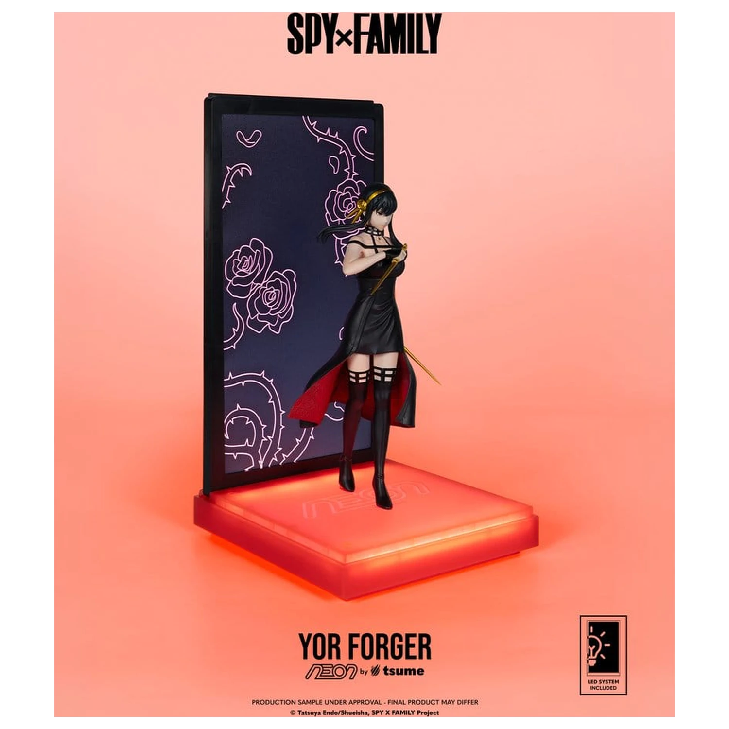 Spy x Family Neon Figúrka 1/9 Yor Forger 20 cm produktová fotografia