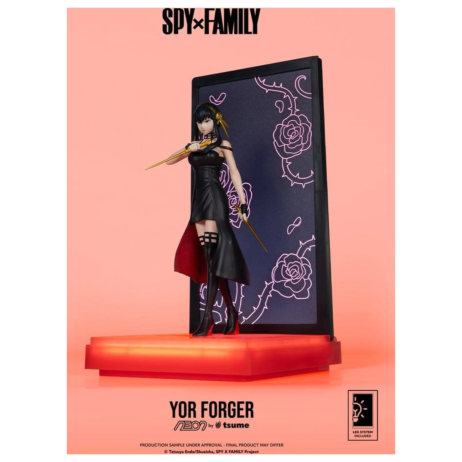 Spy x Family Neon Figúrka 1/9 Yor Forger 20 cm produktová fotografia