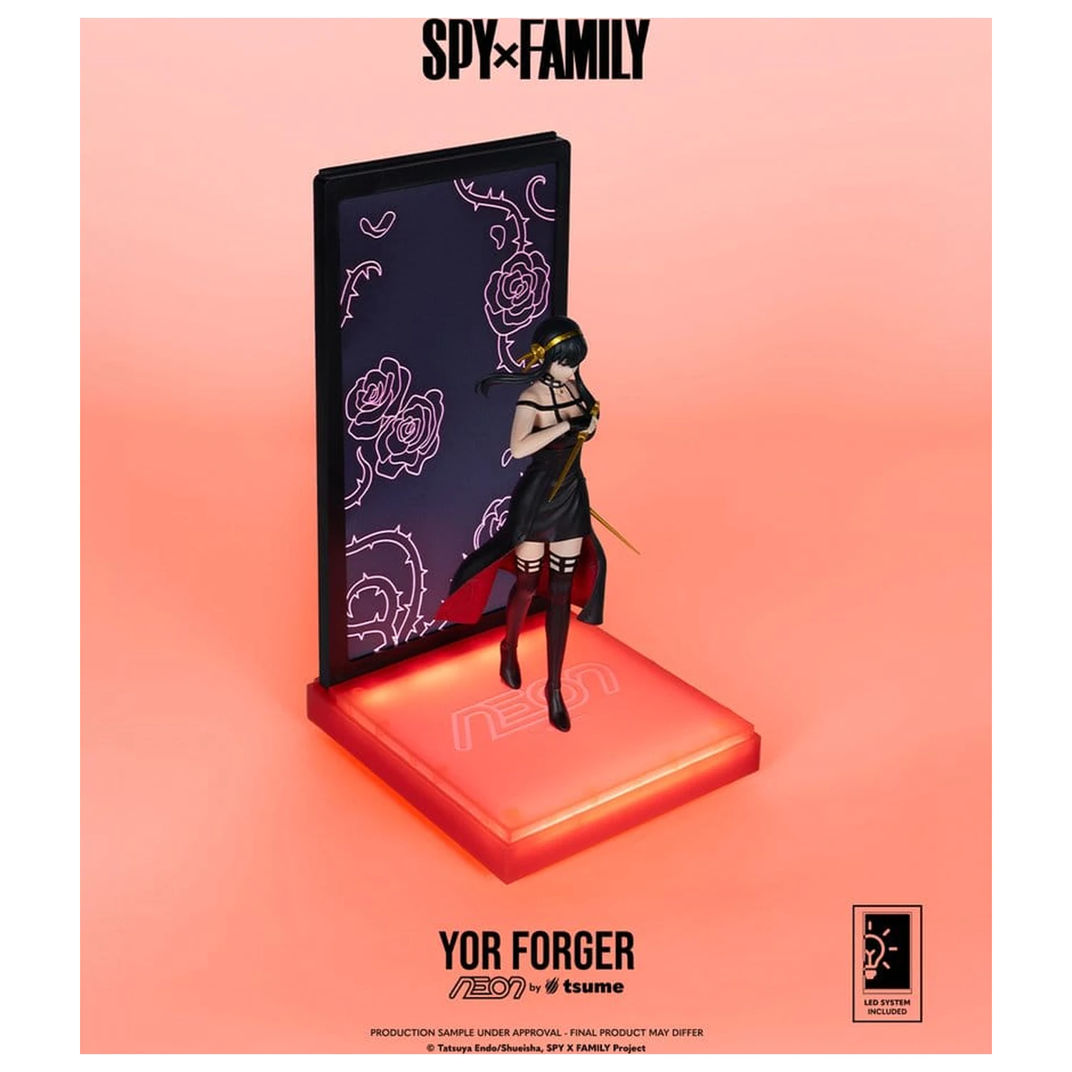 Spy x Family Neon Figúrka 1/9 Yor Forger 20 cm produktová fotografia
