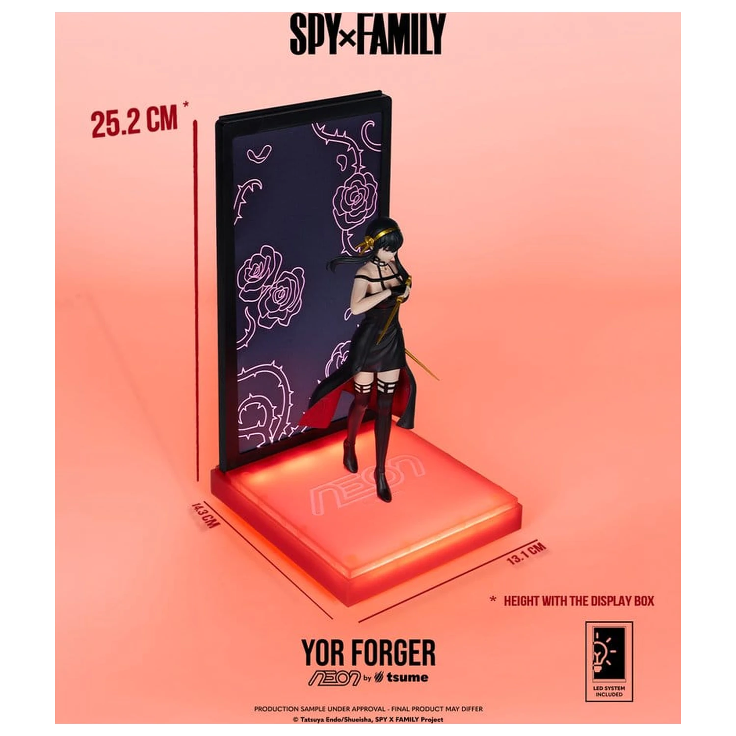 Spy x Family Neon Figúrka 1/9 Yor Forger 20 cm produktová fotografia