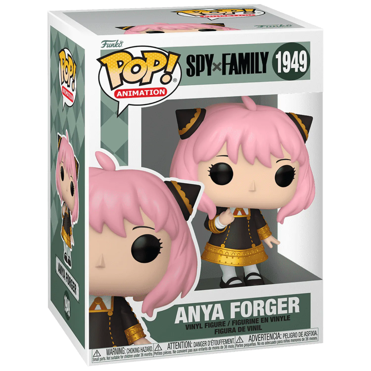 Spy x Family Pop! Animation Vinylová figúrka Anya Forger 9 cm produktová fotografia