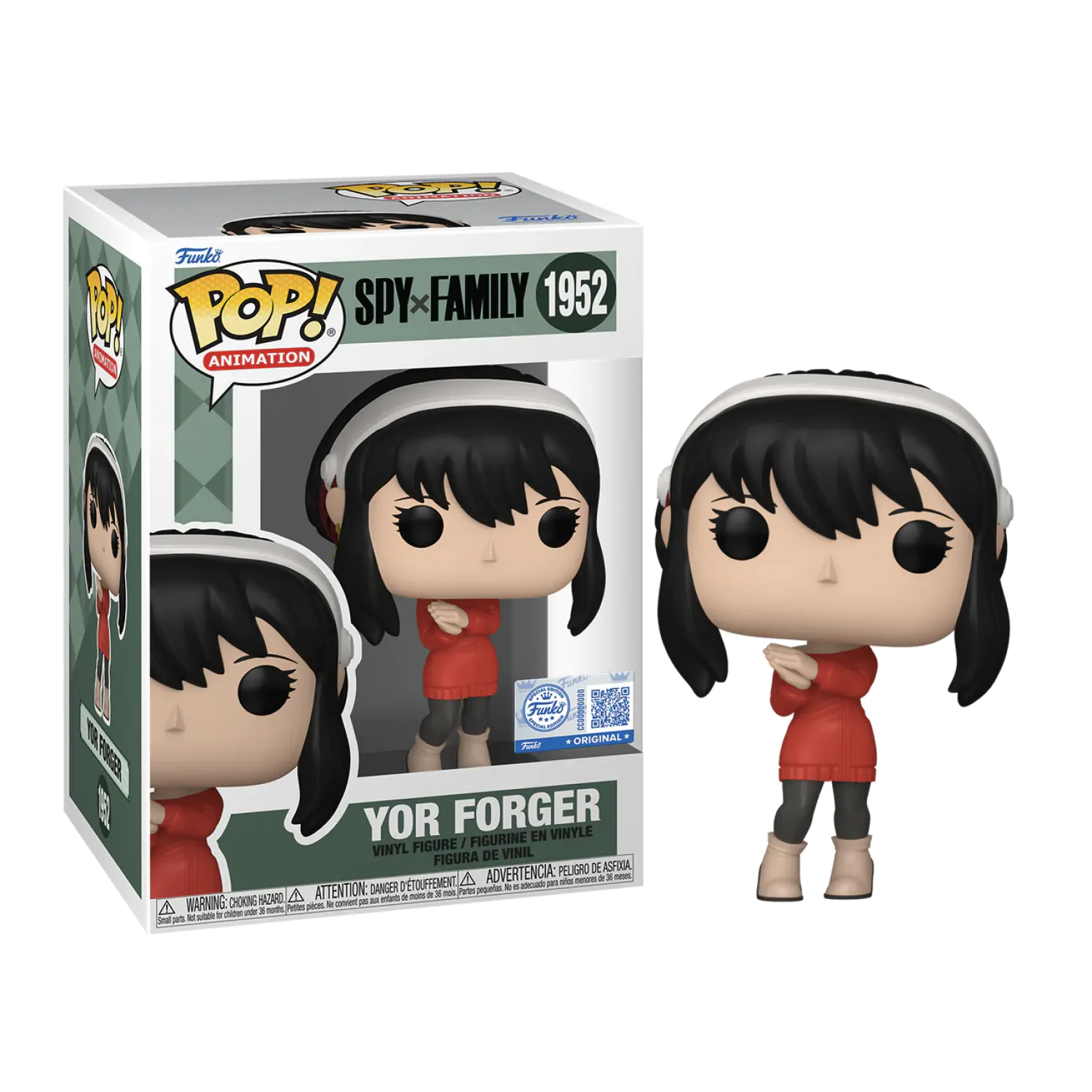 Spy x Family Pop! Animation Vinyl figúrka Yor Forger (Red Sweater) Exclusive 9 cm produktová fotografia