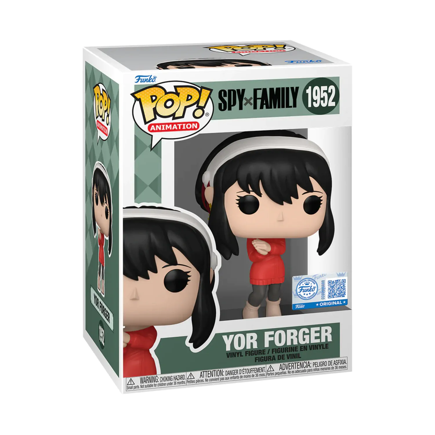 Spy x Family Pop! Animation Vinyl figúrka Yor Forger (Red Sweater) Exclusive 9 cm produktová fotografia