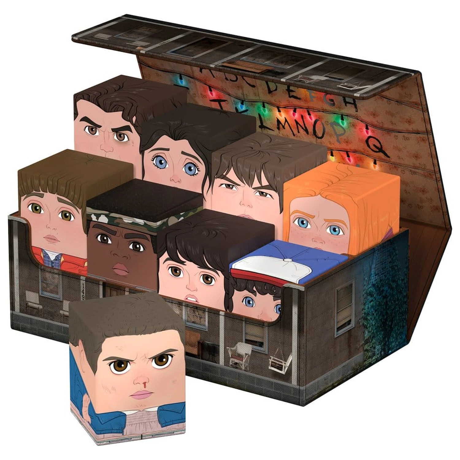 Squaroes Collectors 800 puzdro Stranger Things - The Byers House produktová fotografia
