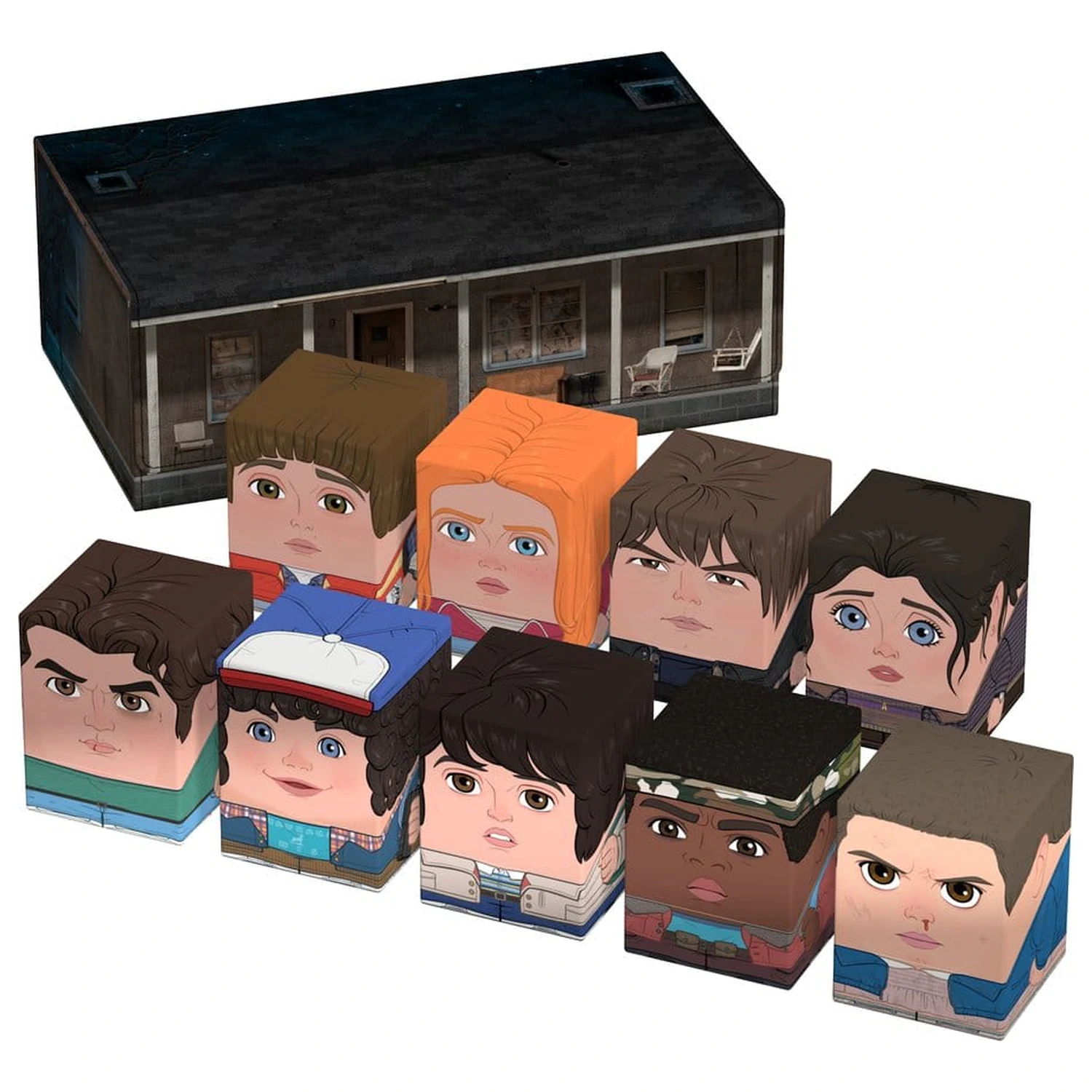 Squaroes Collectors 800 puzdro Stranger Things - The Byers House produktová fotografia
