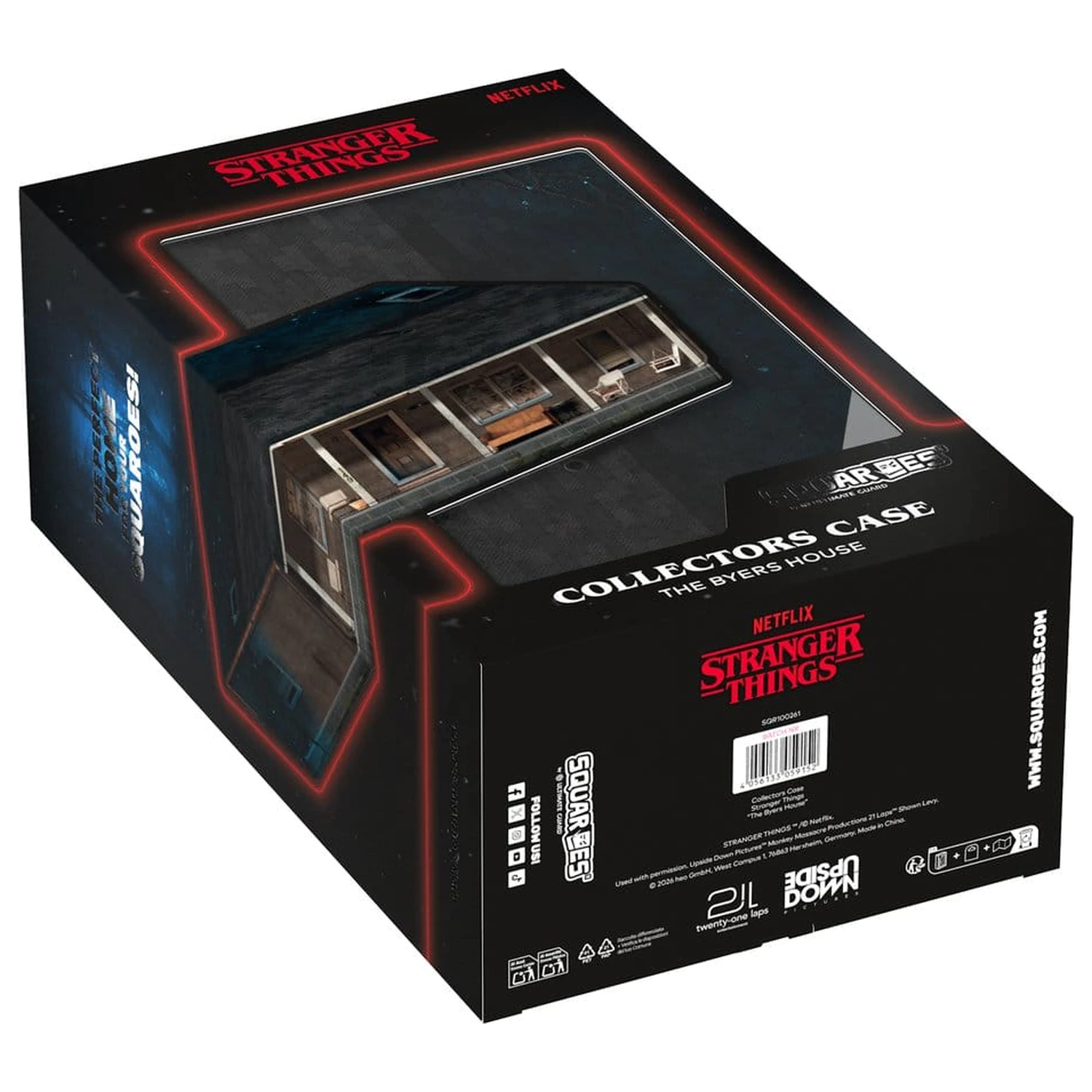 Squaroes Collectors 800 puzdro Stranger Things - The Byers House produktová fotografia