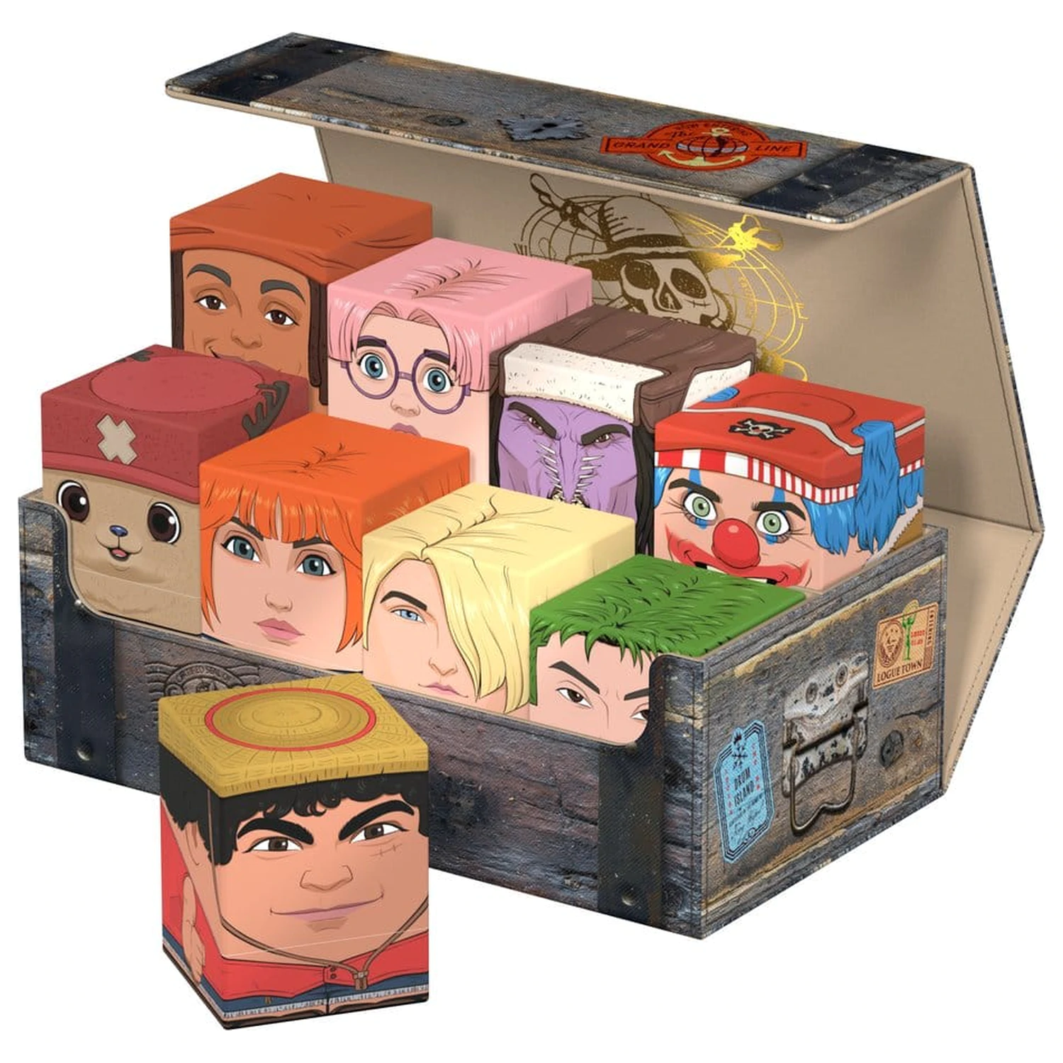 Squaroes Collectors Case 800 ONE PIECE - drevená truhlica produktová fotografia