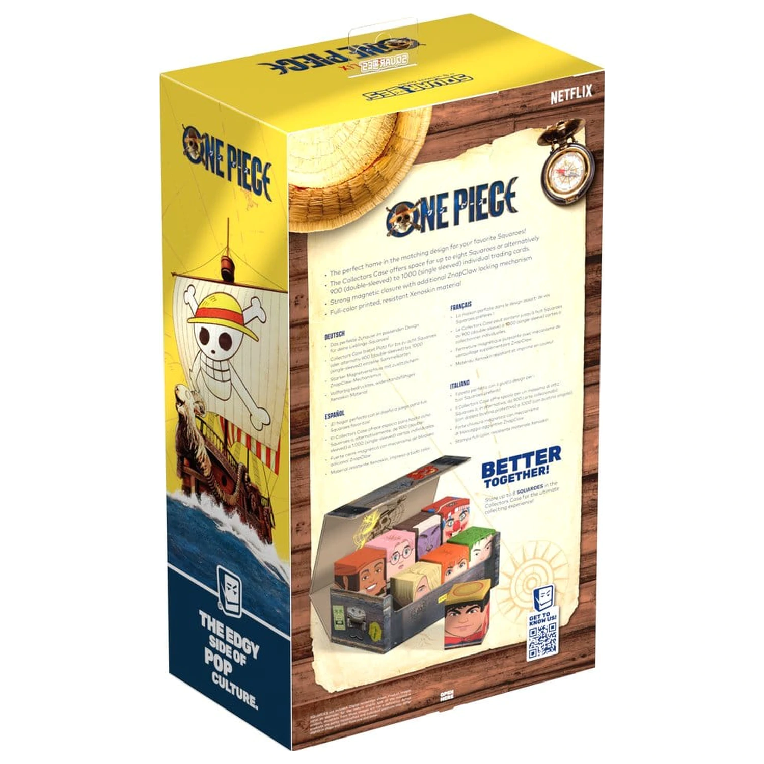 Squaroes Collectors Case 800 ONE PIECE - drevená truhlica produktová fotografia