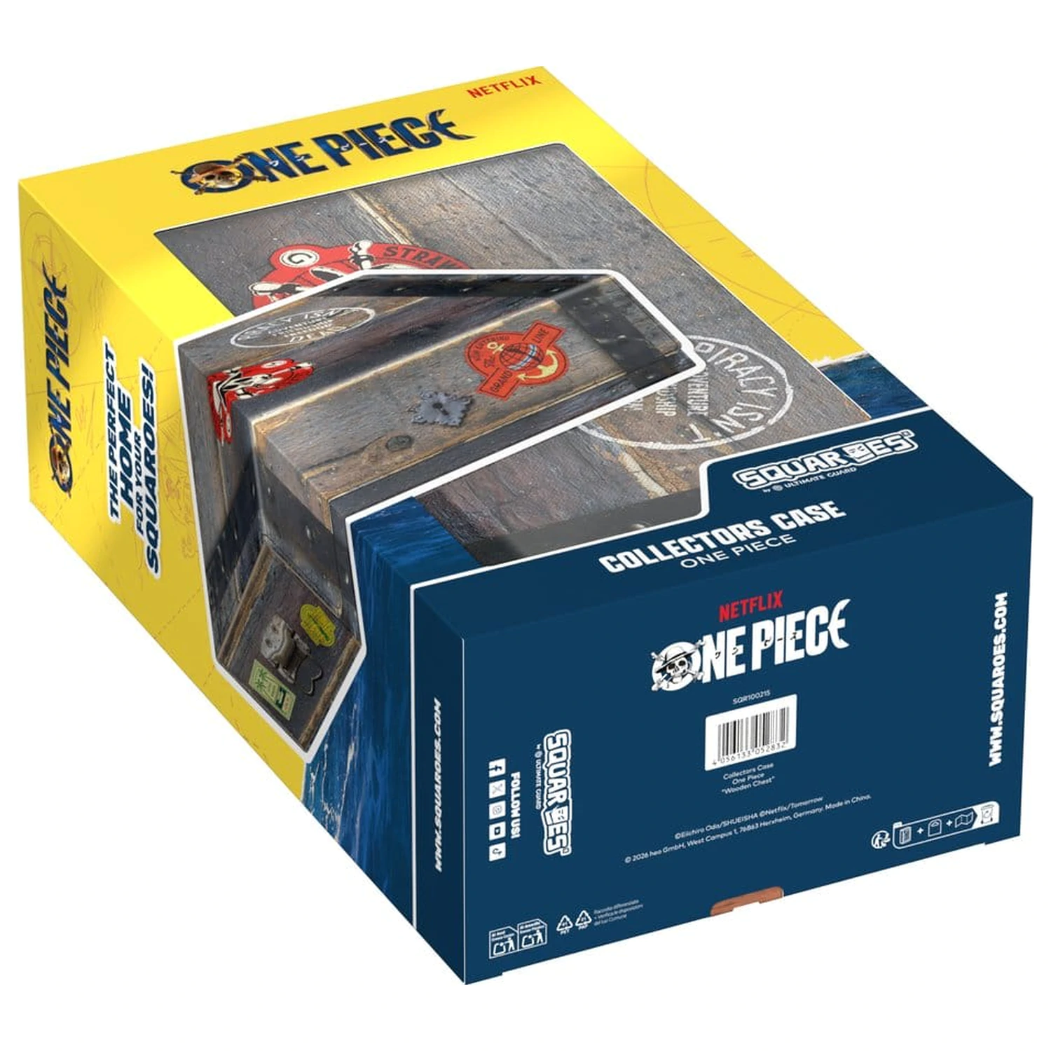 Squaroes Collectors Case 800 ONE PIECE - drevená truhlica produktová fotografia