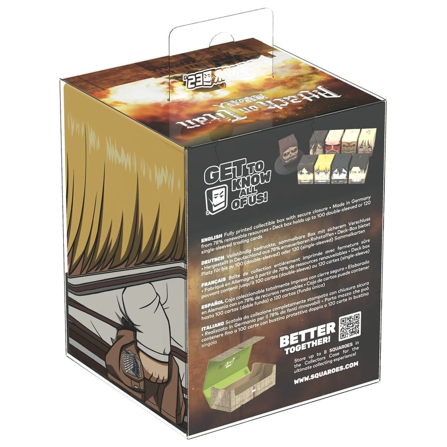 Squaroes Squaroe Attack on Titan AOT002 - Armin Arlert produktová fotografia