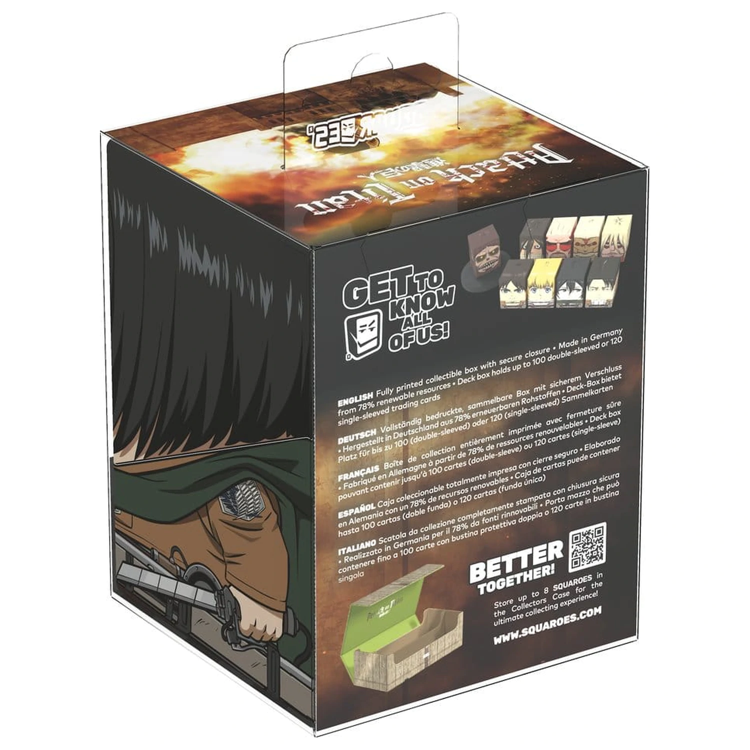 Squaroes Squaroe Attack on Titan AOT003 - Mikasa Ackermann produktová fotografia