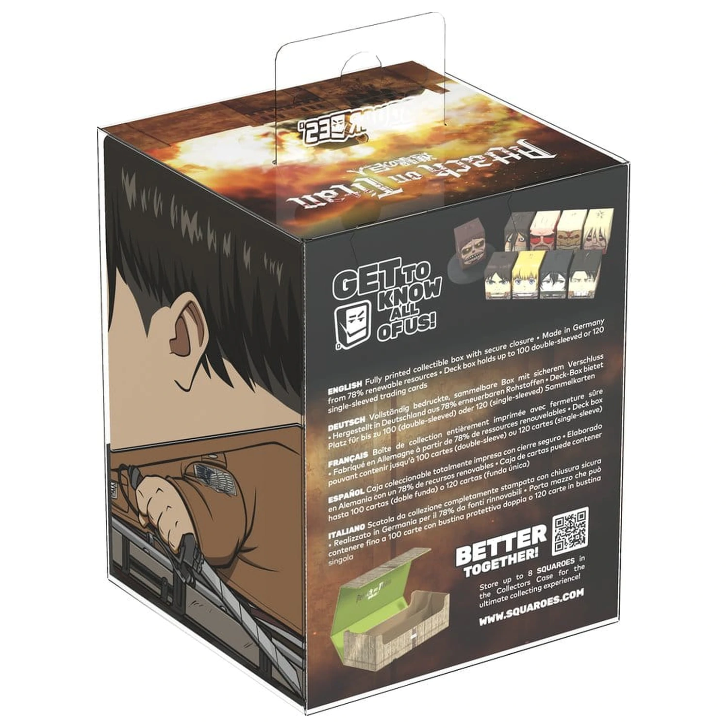 Squaroes Squaroe Attack on Titan AOT004 - Levi Ackermann produktová fotografia