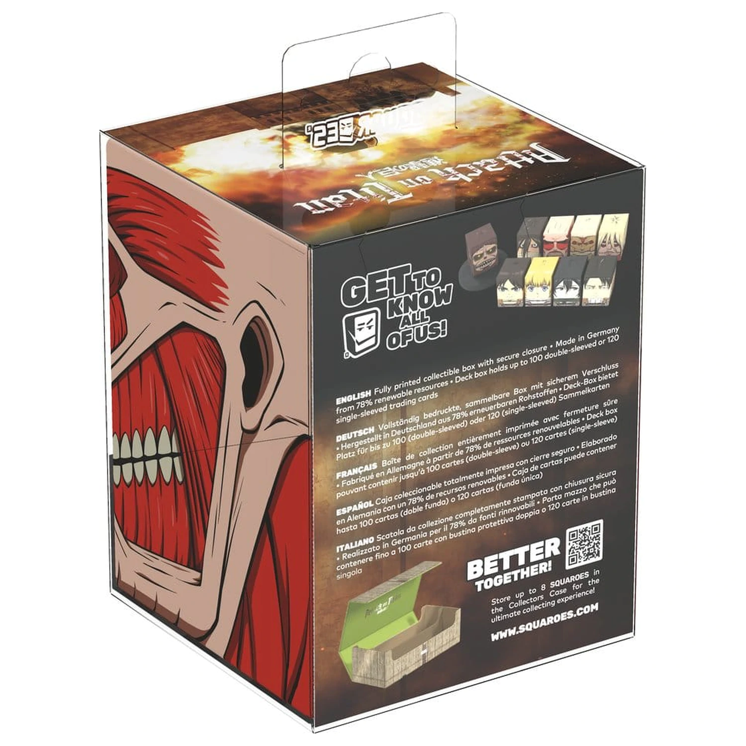 Squaroes Squaroe Attack on Titan AOT006 - Kolosálny Titan produktová fotografia