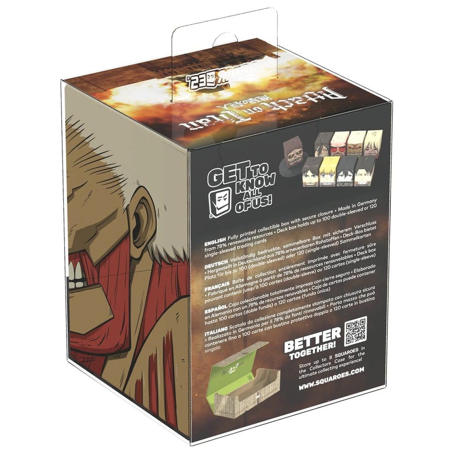 Squaroes Squaroe Attack on Titan AOT007 - Armored Titan produktová fotografia