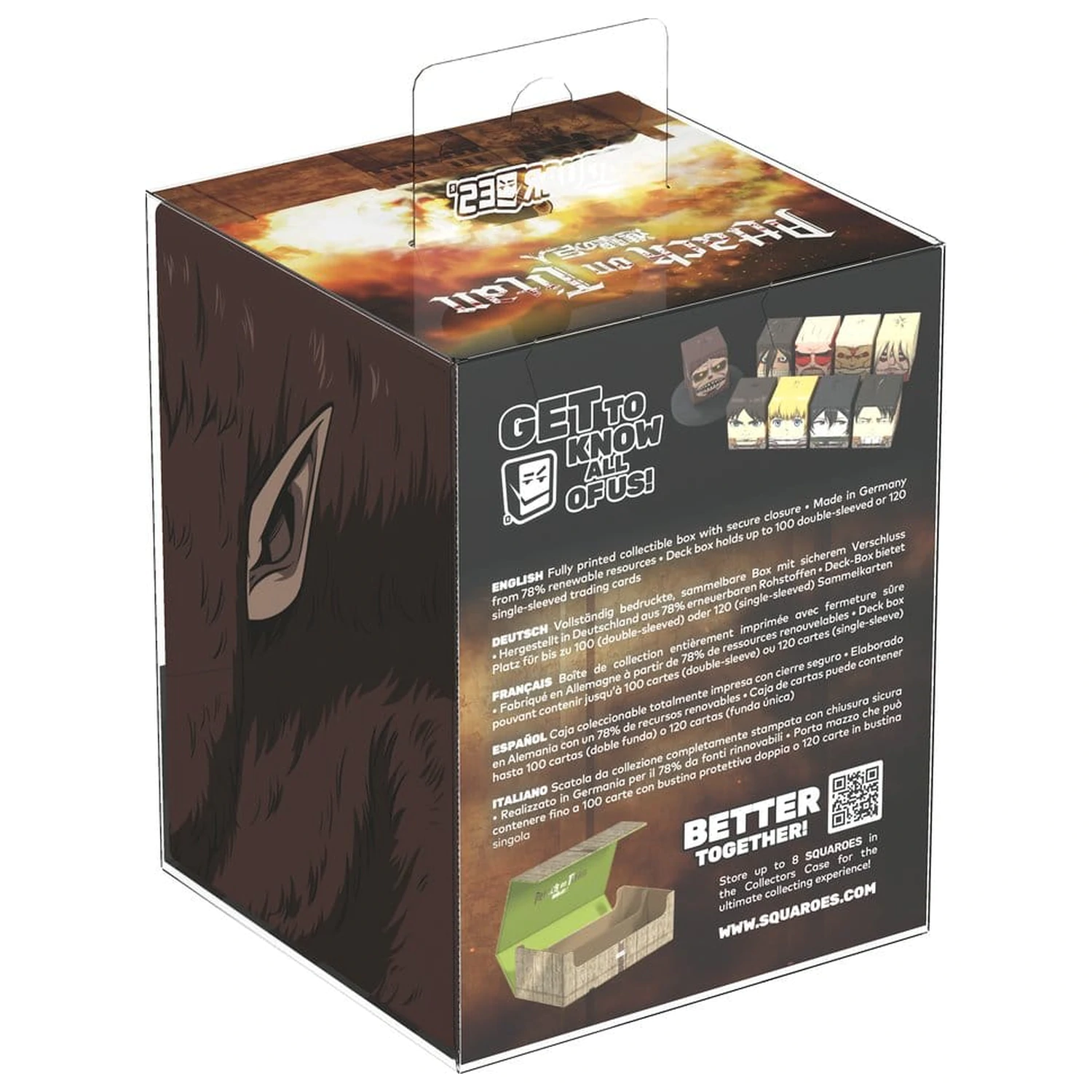 Squaroes Squaroe Attack on Titan AOT009 - Beast Titan produktová fotografia