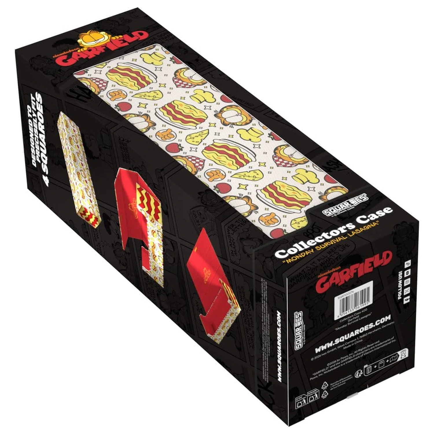 Squaroes Squaroe Garfield sběrateľský kufrík - Monday Survival Lasagna produktová fotografia