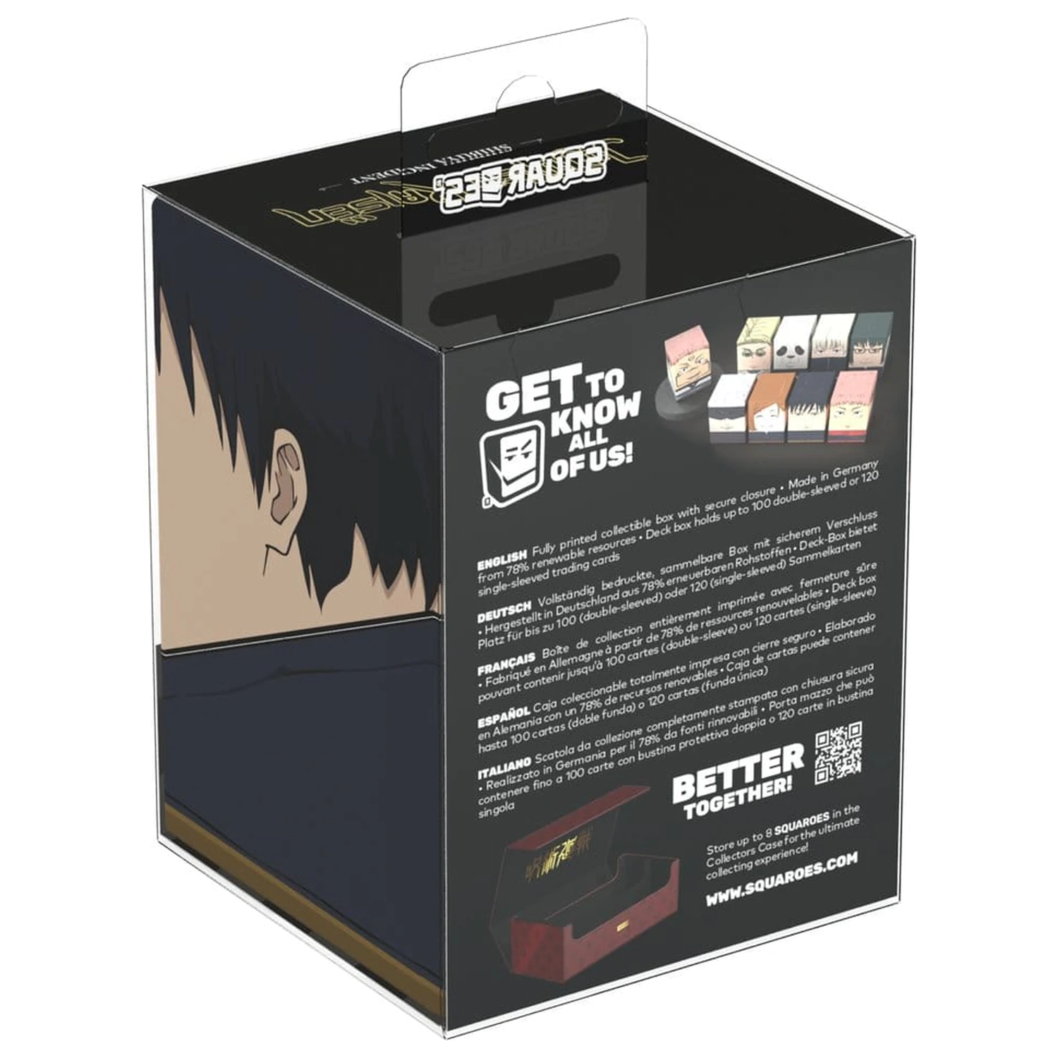 Squaroes Squaroe Jujutsu Kaisen JK002 - Megumi Fushiguro produktová fotografia