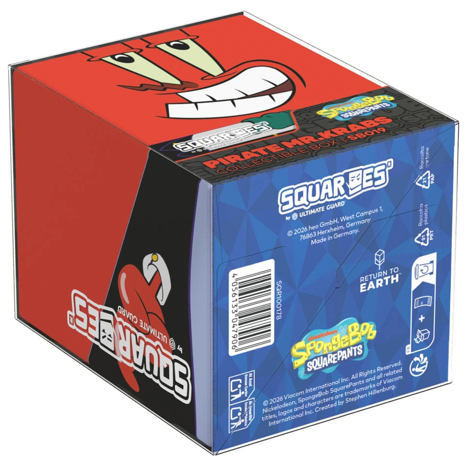 Squaroes Squaroe špongia SpongeBob SquarePants™ SB019 - Pirate Mr Krabs produktová fotografia