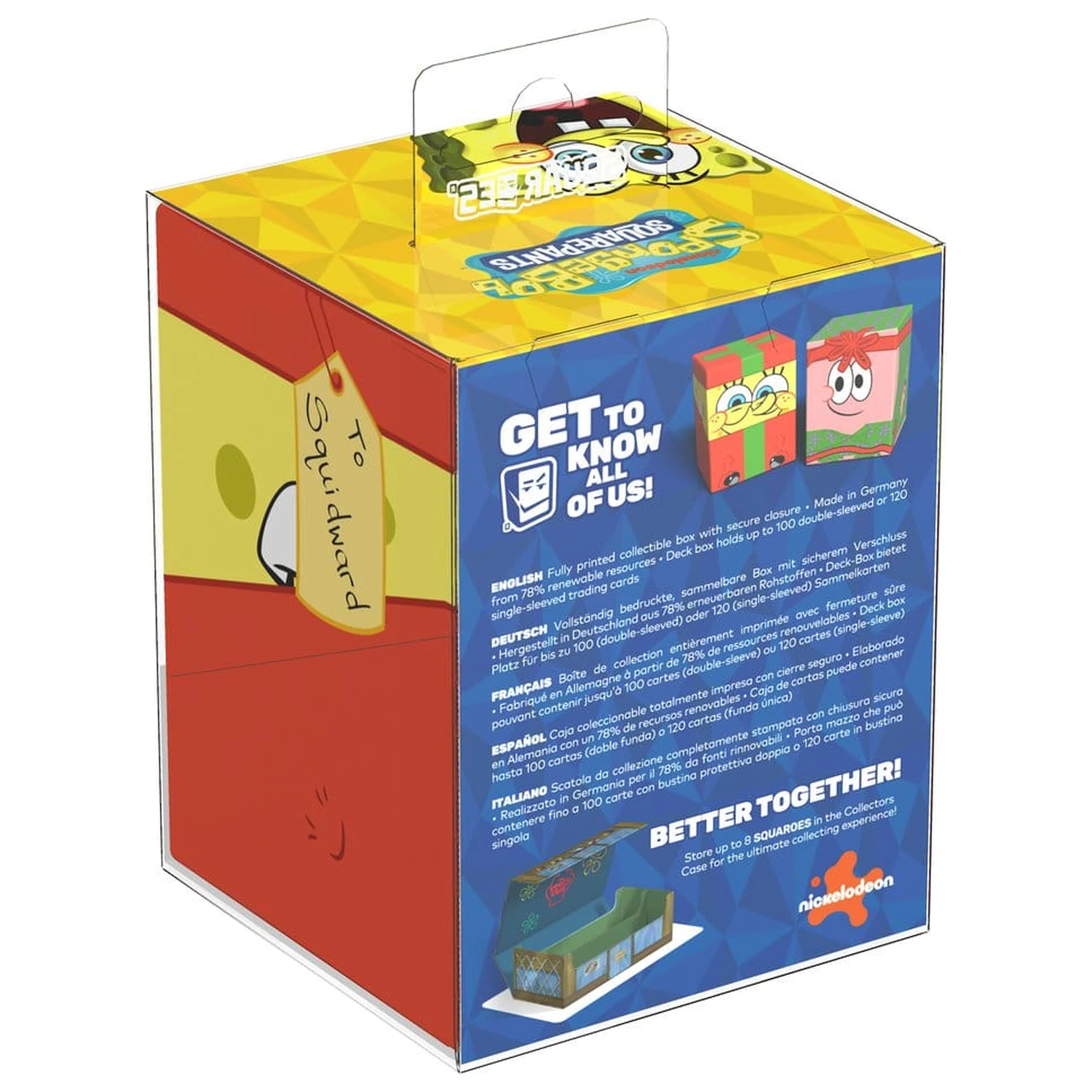 Squaroes Squaroe SpongeBob SquarePants™ SB021 - Holiday SpongeBob špongia produktová fotografia