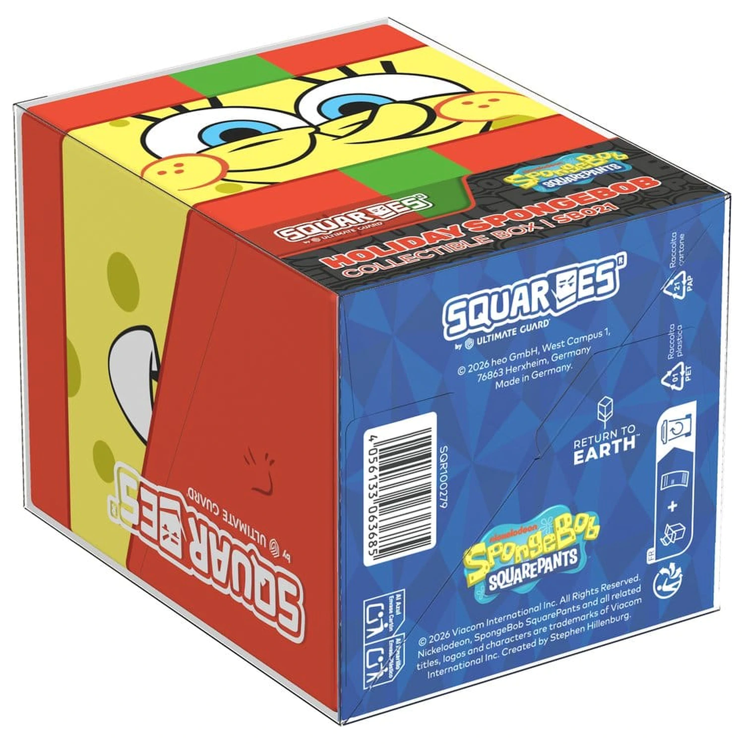 Squaroes Squaroe SpongeBob SquarePants™ SB021 - Holiday SpongeBob špongia produktová fotografia